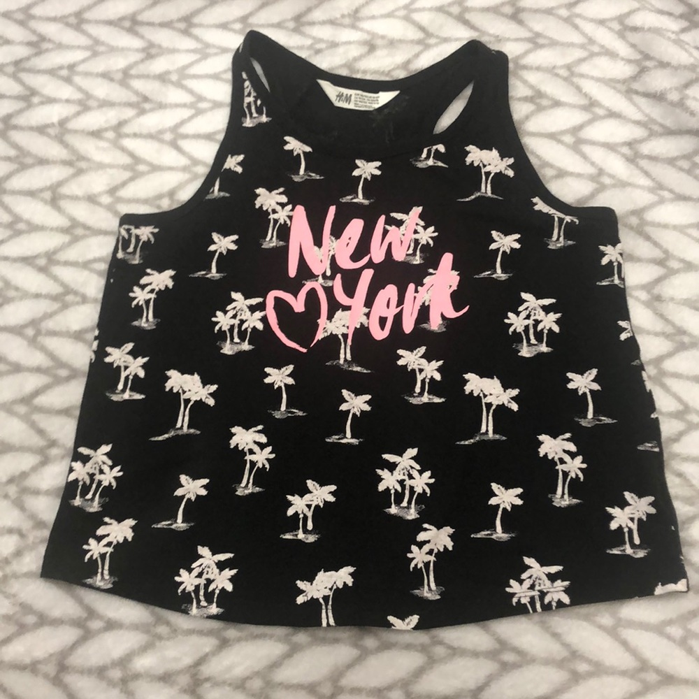 girls tank top black